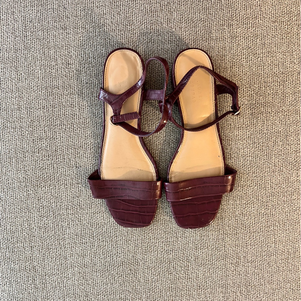 cute strappy sandals with a heel